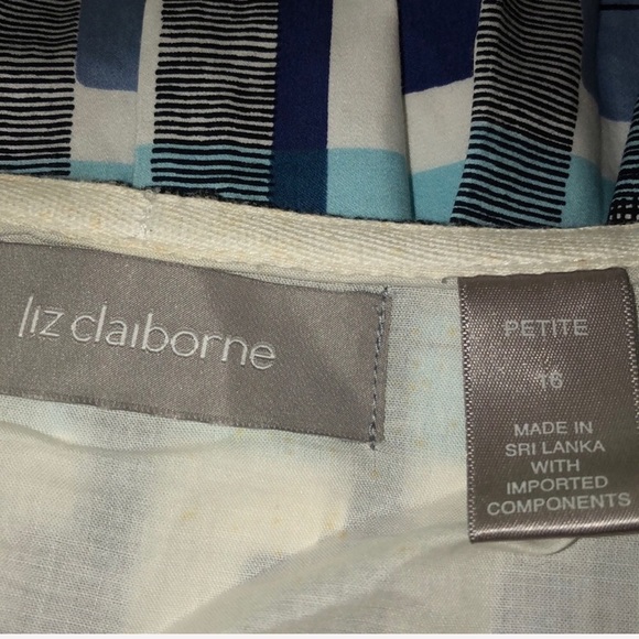 💙LIZ CLAIBORNE💙PLAID PLEATED DROP WAIST SKIRT💙 - Picture 6 of 6